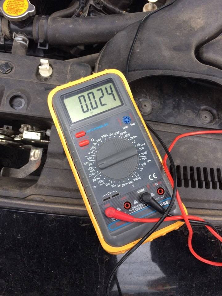 ⚡ утечка тока в автомобиле — измерение мультиметром