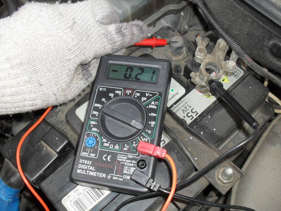 Утечка тока в автомобиле: проверка мультиметром