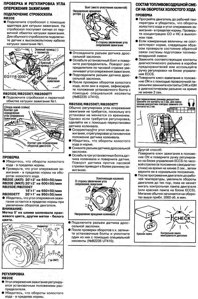 Как выставить угол опережения зажигания на карбюраторном и других типах двигателей | auto-gl.ru