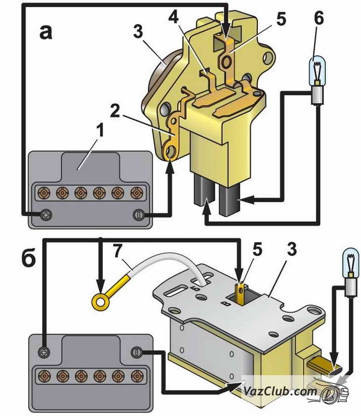 Как проверить регулятор напряжения генератора со снятием и без