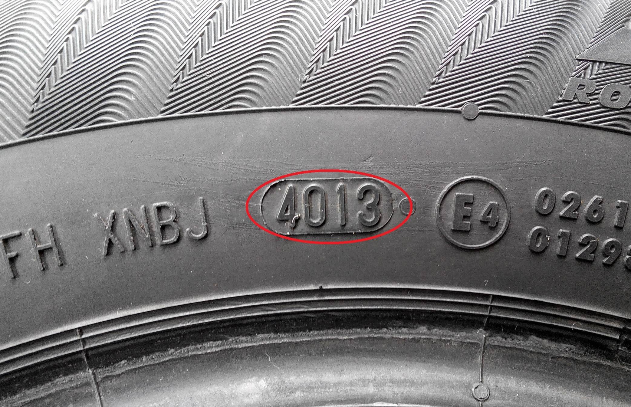 Определение года выпуска и даты производства шин