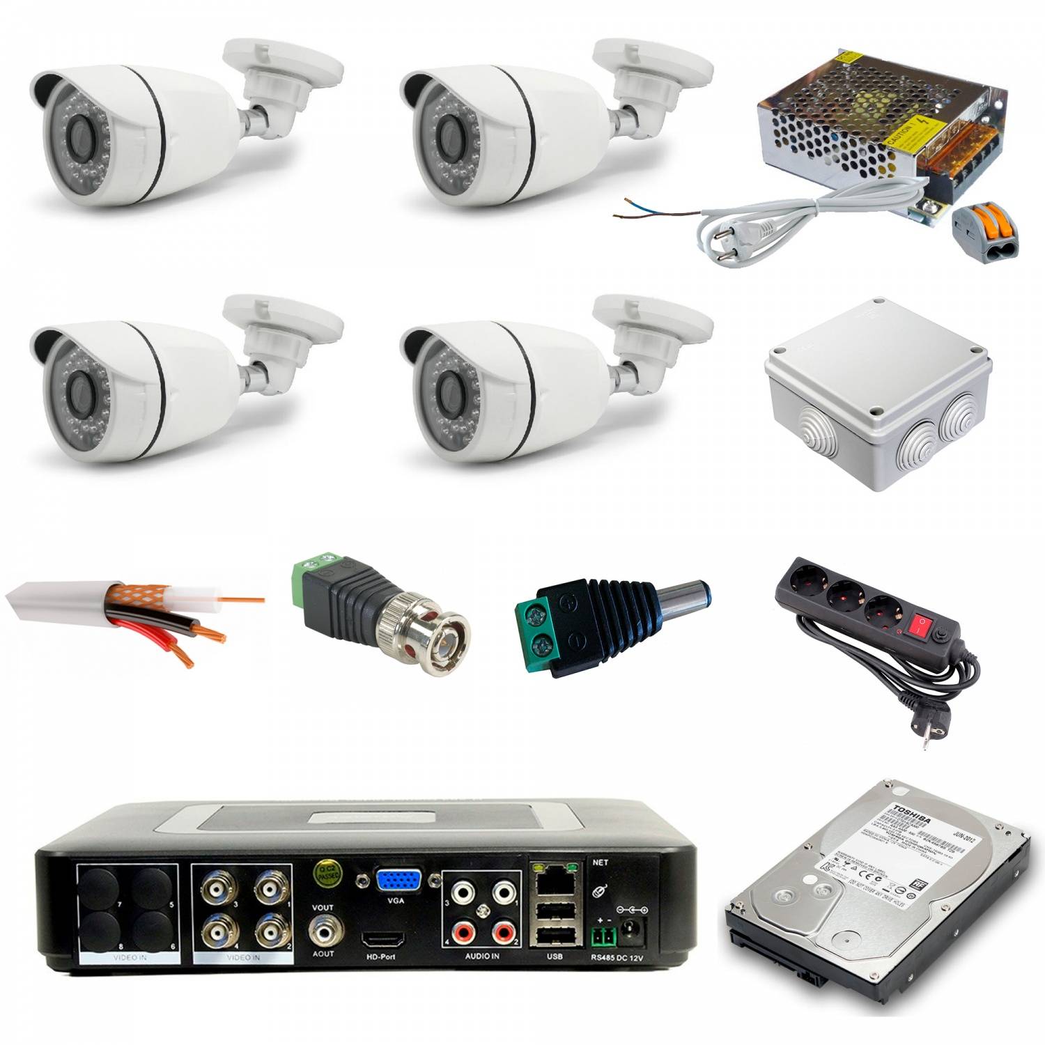 Выбираем лучшею систему видеонаблюдения для частного дома: tecsar, green vision, hikvision и tecsar