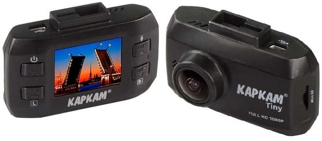 CARCAM D2 - видеорегистратор FULL HD с дополнительной камерой