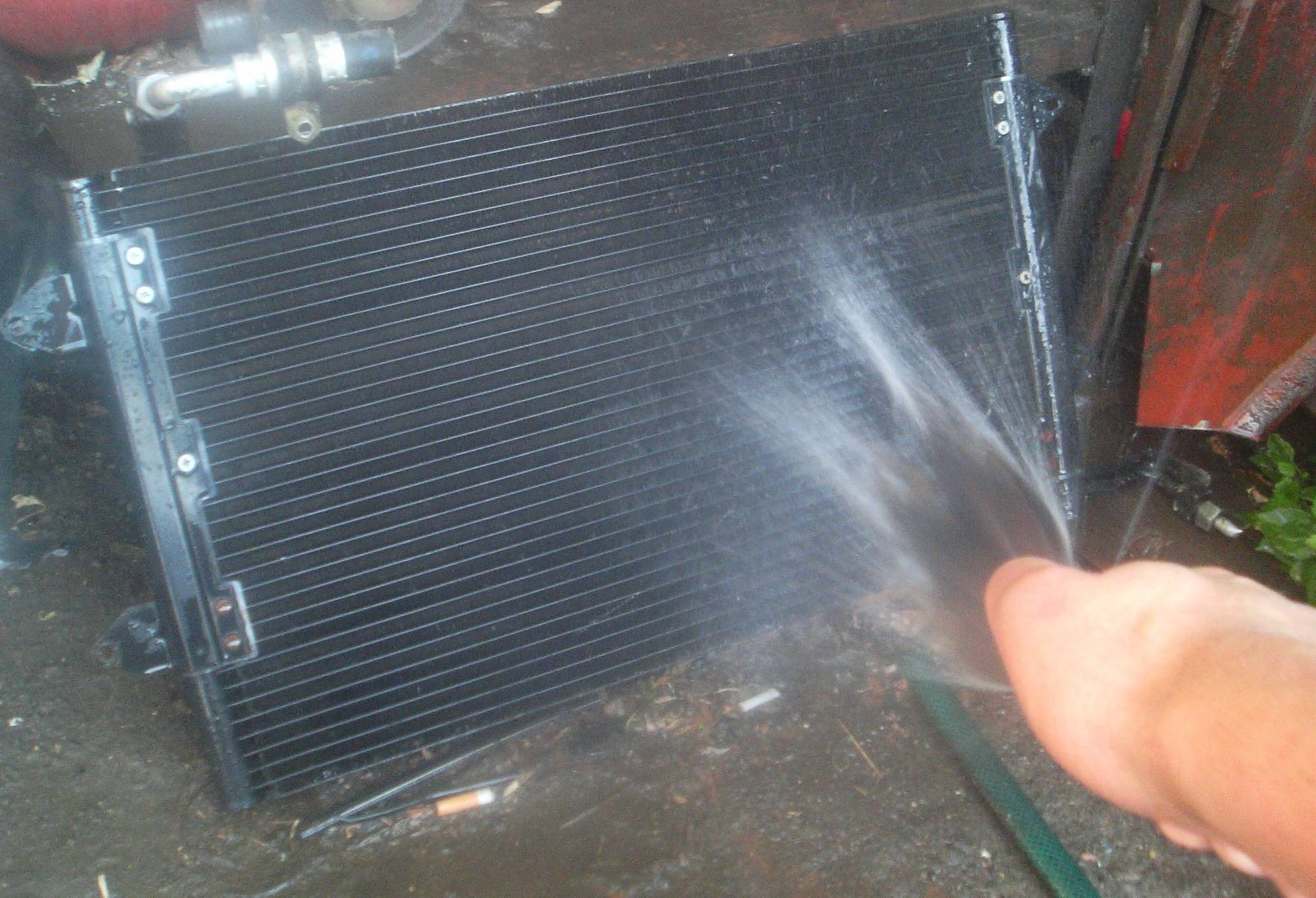 Kühlung или как промыть радиатор охлаждения двигателя не снимая его с авто