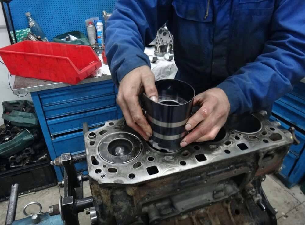 Фотоотчет по ремонту двигателя своими руками